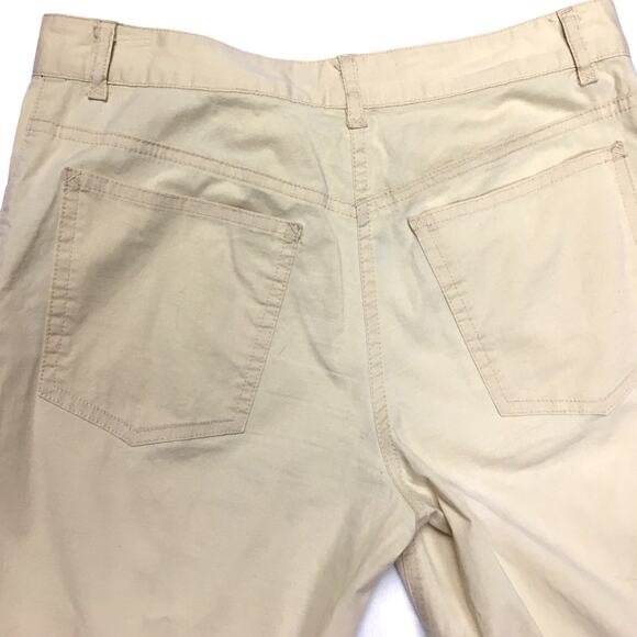 Theory Pants Slim‎ Straight Stretch Cream Beige Women's 2 Career Work Office - Picture 8 of 13